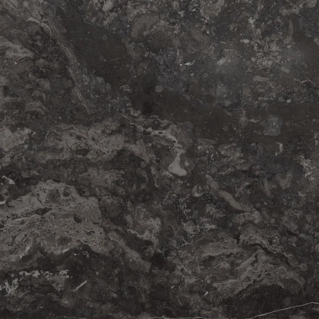 Piano per Tavolo | Superficie Tavolo | Piano Scrivania Nero ?50x2,5 cm in Marmo