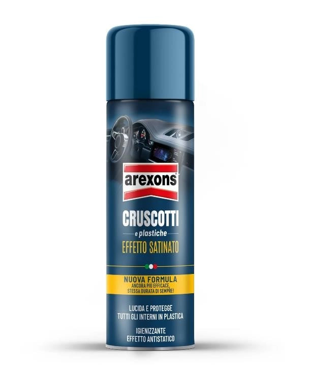 Lucida e Protegge Cruscotti Auto Effetto Satinato 400 ml Arexsons