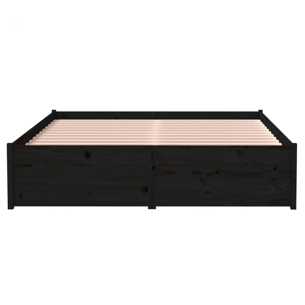 Letto matrimoniale | Letto per adulti | Giroletto in Legno Massello 120x190 cm Small Double