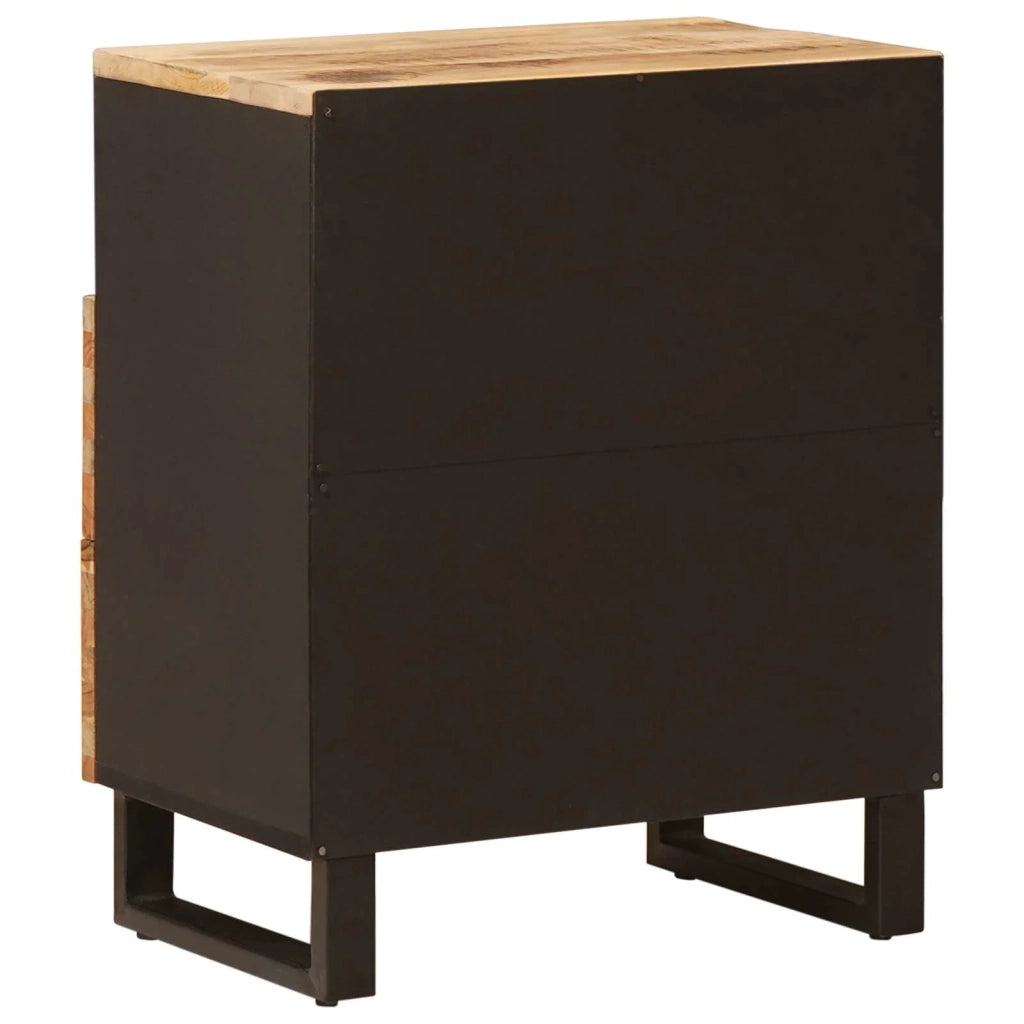 Mobiletto da Letto con cassetto Marrone 50 x 33 x 62 cm