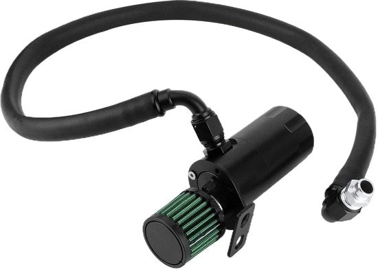 Cistifissa Olio 500 ml - Tanke per Olio Universale - Lega di Alluminio Leggera - Accessorio per Modifiche Auto - Duraturo - Facile da Installare - Tanke per Raccogliere Olio