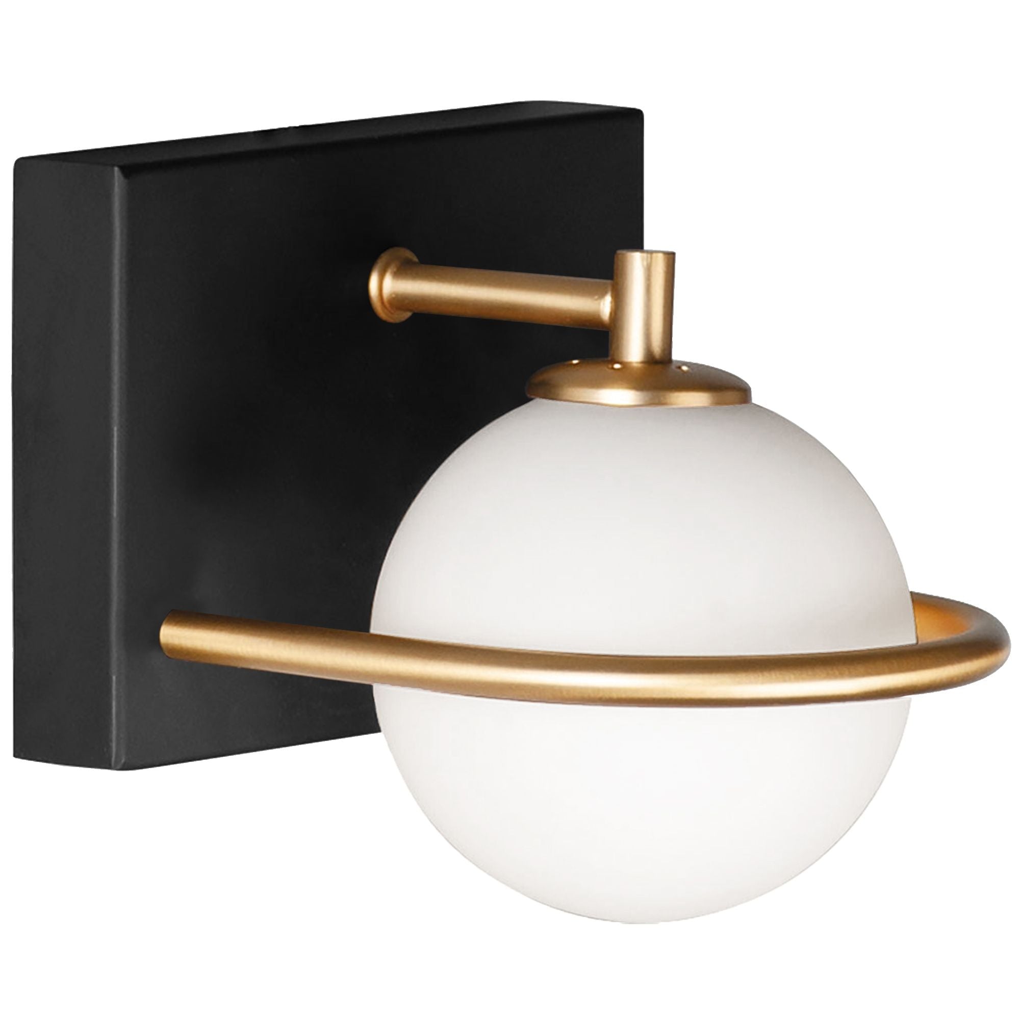 Lampada Da Parete APP1220-1W Black Gold