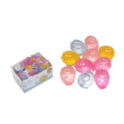 Trade Shop - Set 10pz Cubetti Ghiaccio Finto Colorati Freezer Cocktail Riutilizzabili Fragola -