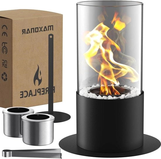 Bioetanolo tavolino da fuoco - pietre decorative - tempo di combustione prolungato - tavolino da fuoco portatile bioetanolo 

Modello: 
Specifica: