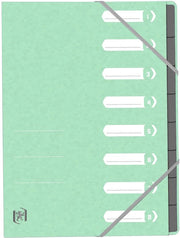 Carta da mappa Oxford TopFile+ A4, 8 posizioni, copertina, colori pastello