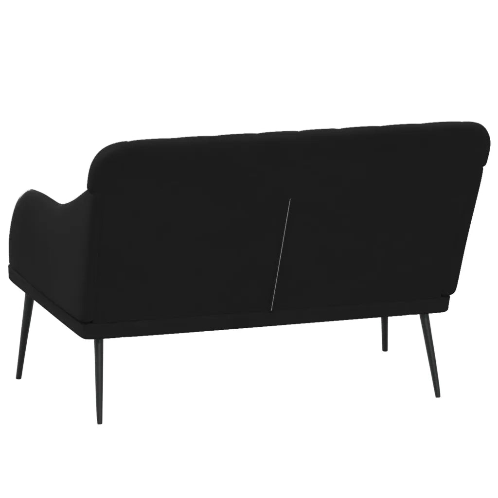 Panca Nera 110x76x80 cm in Velluto CFW6624954