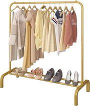 Raccordo a terra per abiti con base - 110 cm - Oro - per giacche e camicie