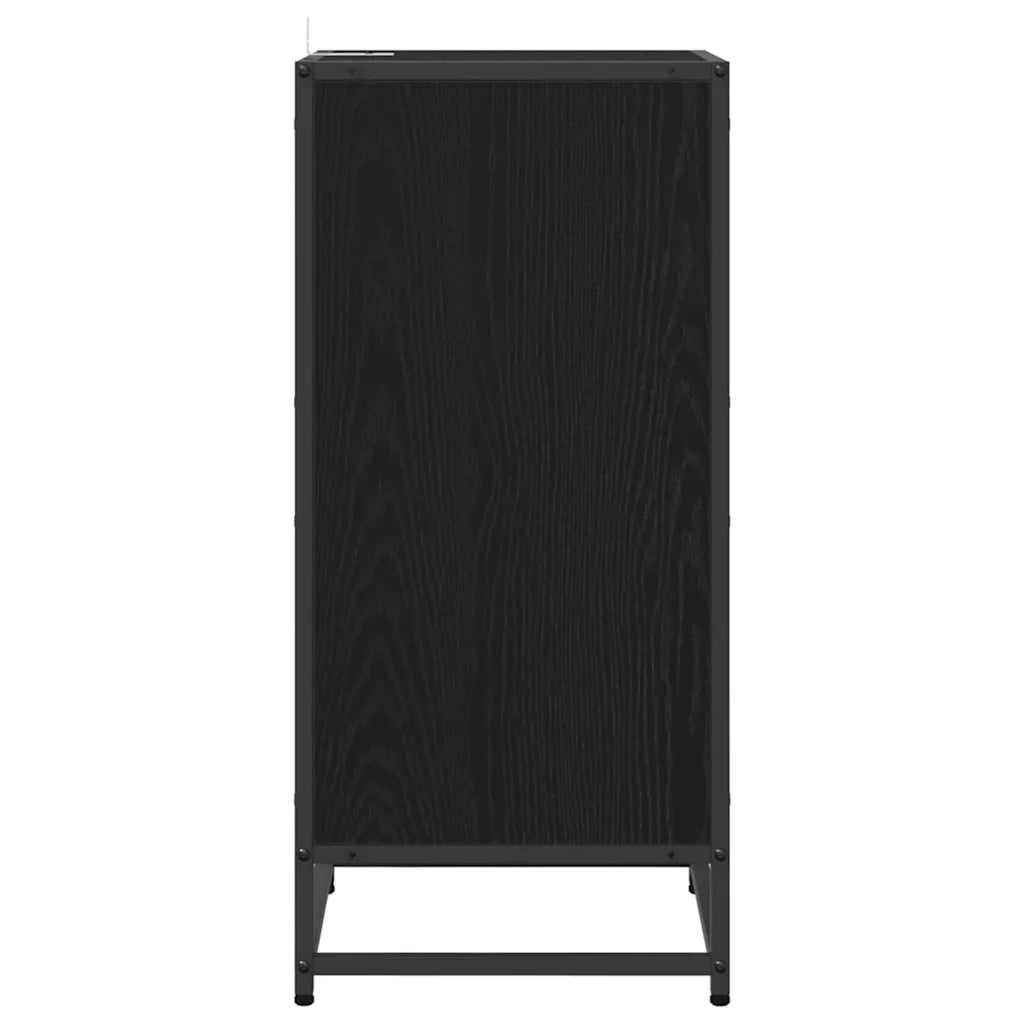 Credenza Rovere Nero 35,5 x 35 x 76 cm 883580