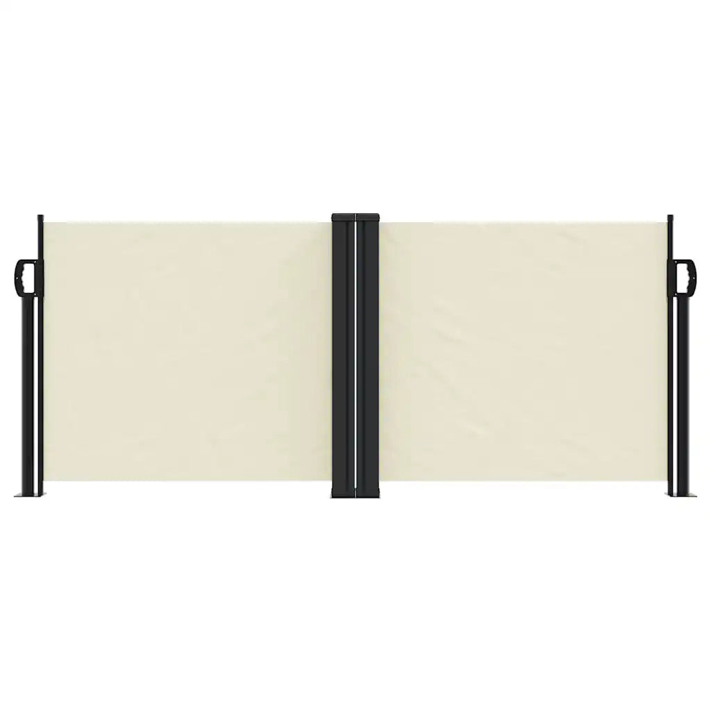 Tenda da Sole Laterale Retrattile Crema 100x1000 cm 4004685