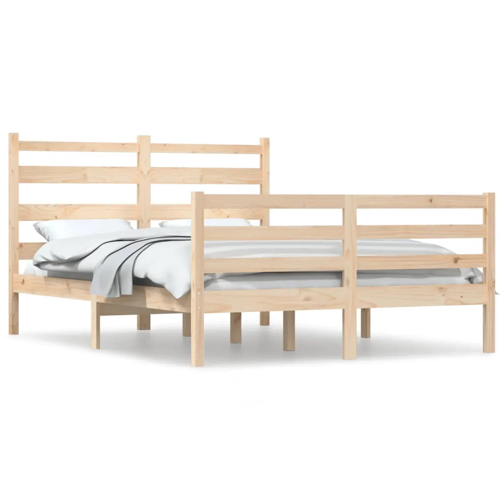 Giroletto-Struttura Letto in Legno Massello di Pino 120x200 cm 275992