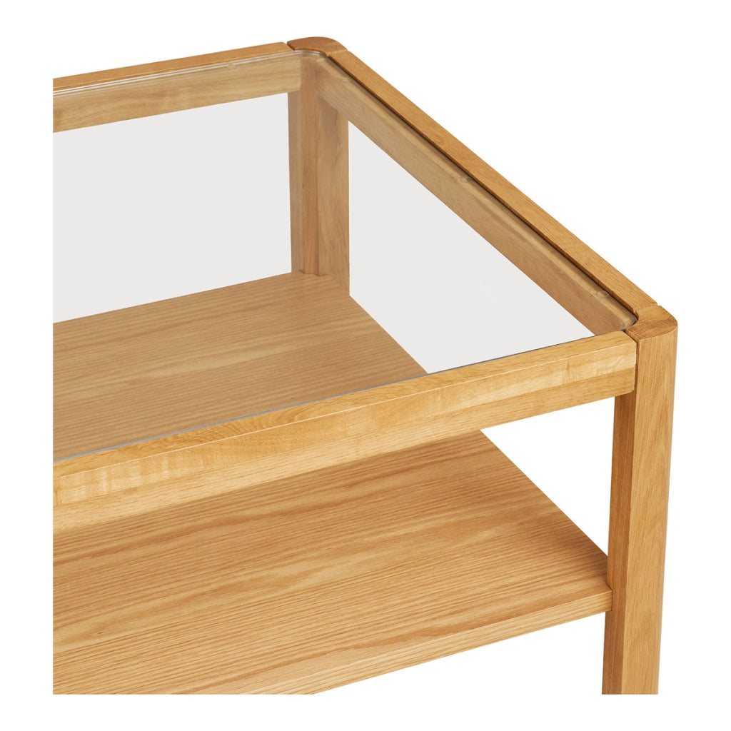 Tavolino Lourmarin, Marrone, Legno, 110x60x45 cm