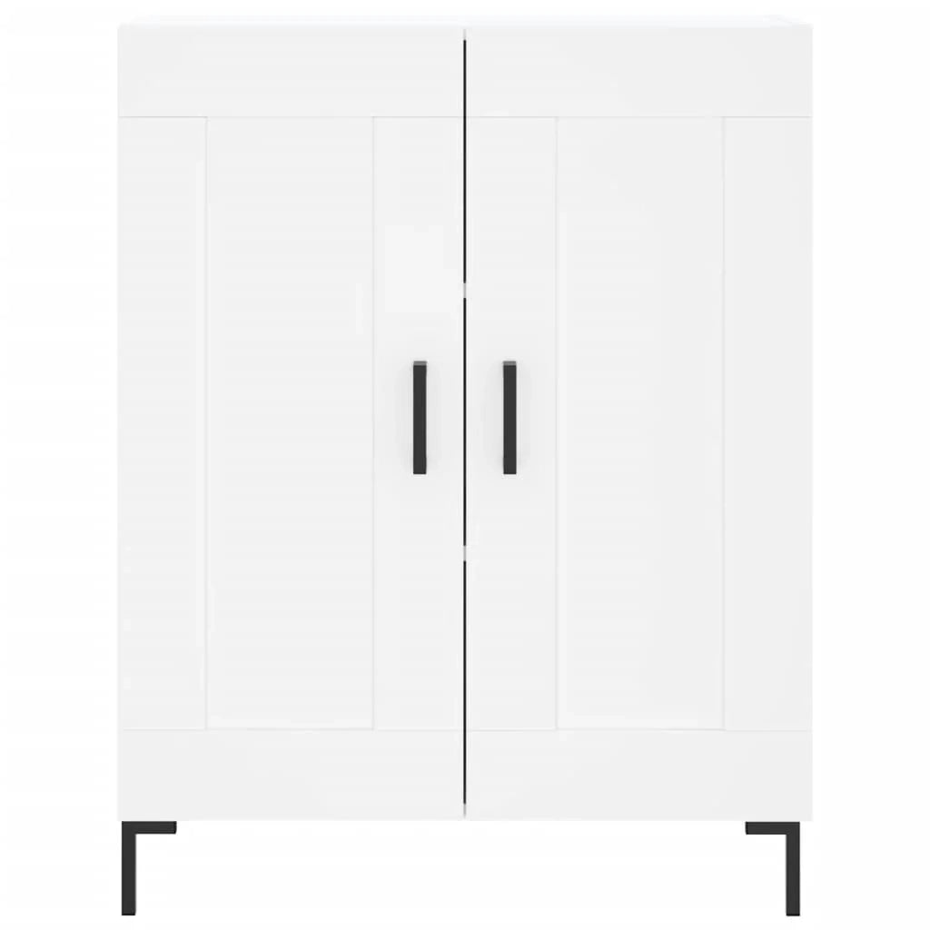 Buffet credenza cassettiera mobiletto mobile contenitore organizer cucina soggiorno salotto alto 69,5 x 34 x 180 cm legno ingegnerizzato bianco 02_0032751