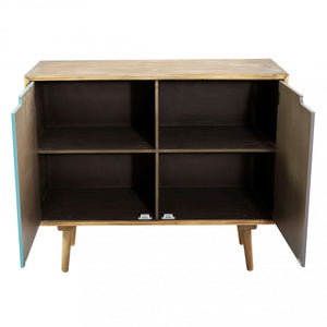 Mobiletto Niagara 80x35,5x66,8 h cm in Legno Multicolor