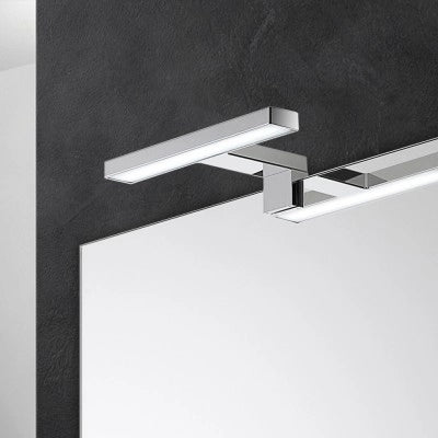 Specchio LED 50x60 cm reversibile con luce naturale