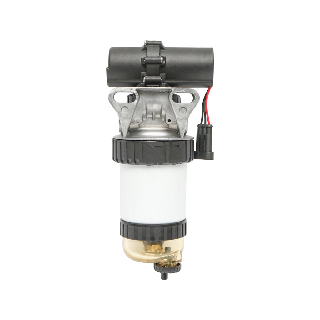 Pompa elettrica di alimentazione carburante con filtro per Case IH, New Holland e Ford, codice OEM 84271407, 87801794, 87802202, 84288071, 87802331
