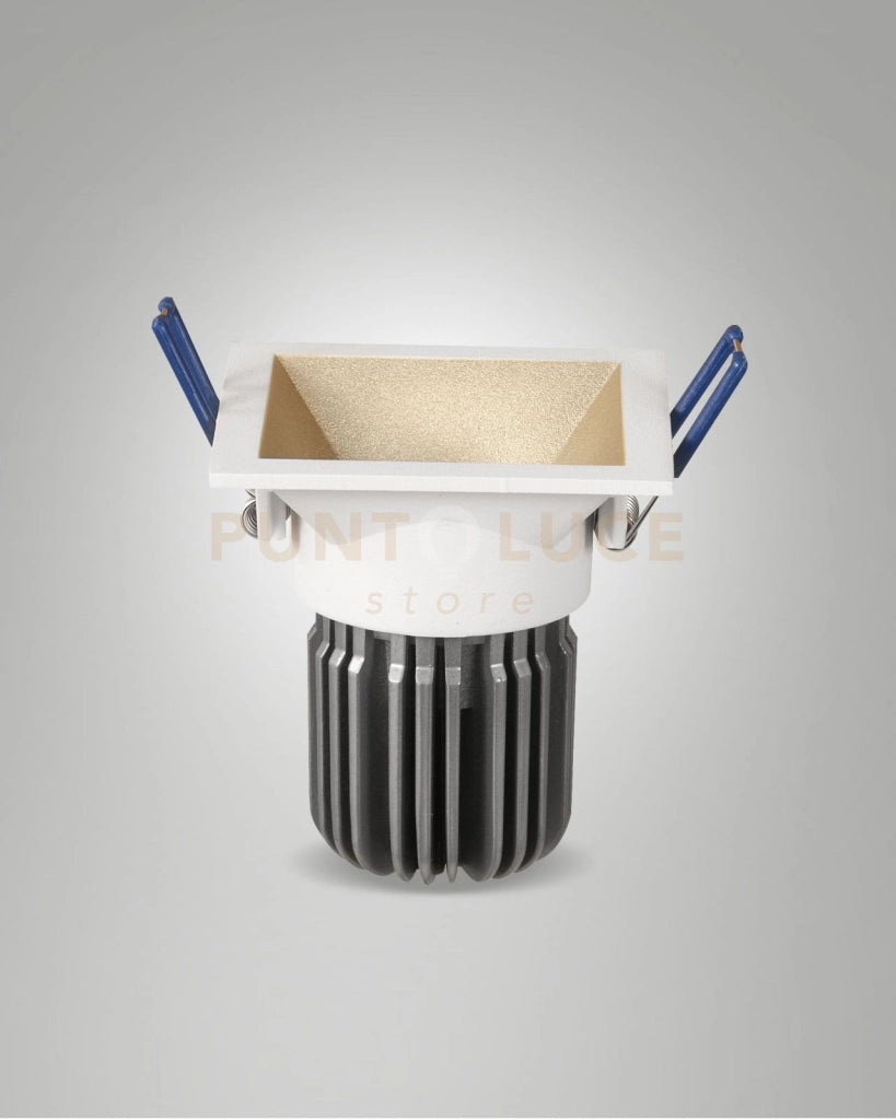 TOODLE FARETTO INCASSO QUADRATO 11W 3000K 1250LM ORO DIMMERABILE