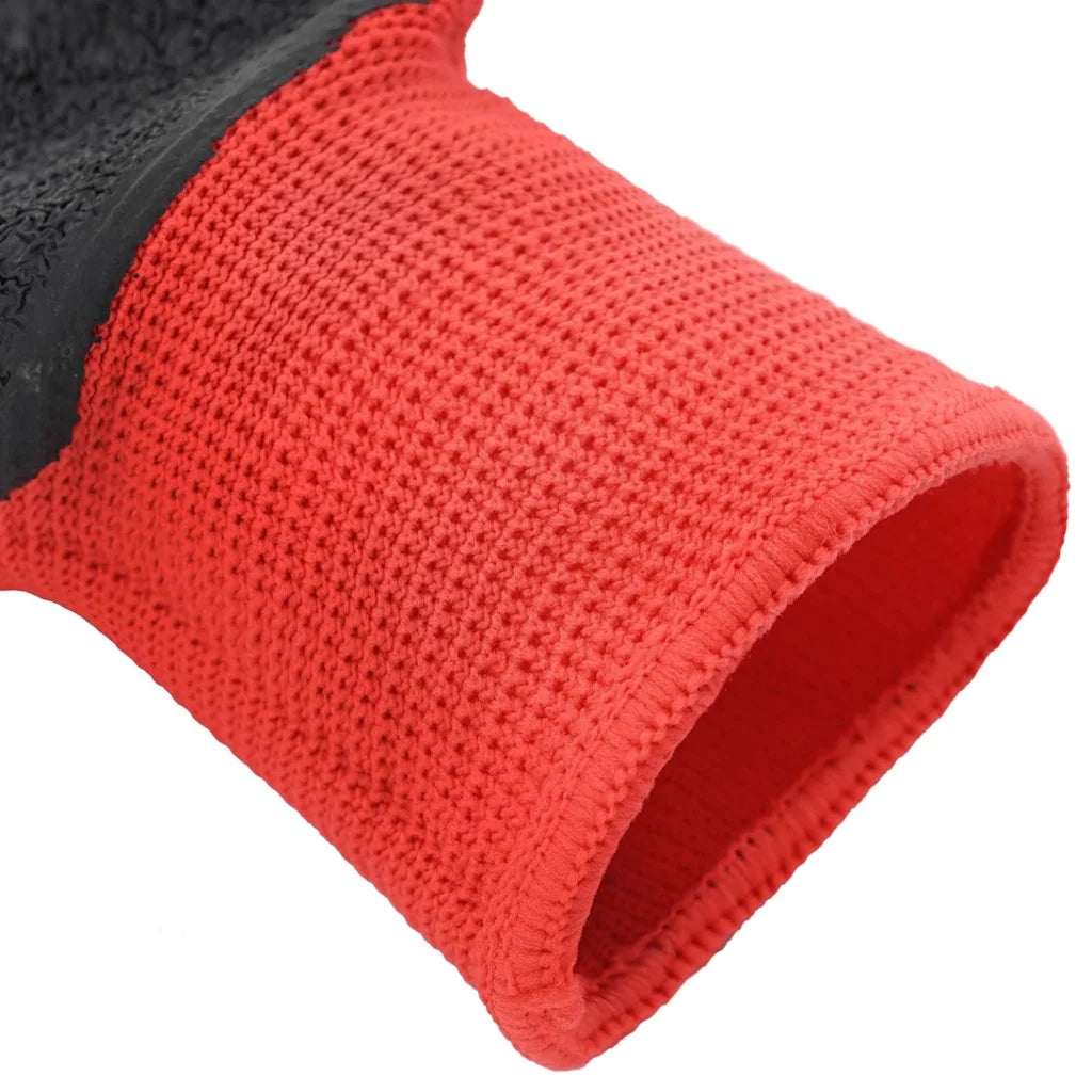 Guanti da Lavoro 24 pz Rosso e Nero 7 / S CFW9044426