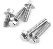 Viti a flangia a 6 mm - Acciaio inox 304 - 10 pezzi - Viti a flangia a 6 mm - Fissaggi per costruzione - Ideali per apparecchiature - Viti di fissaggio