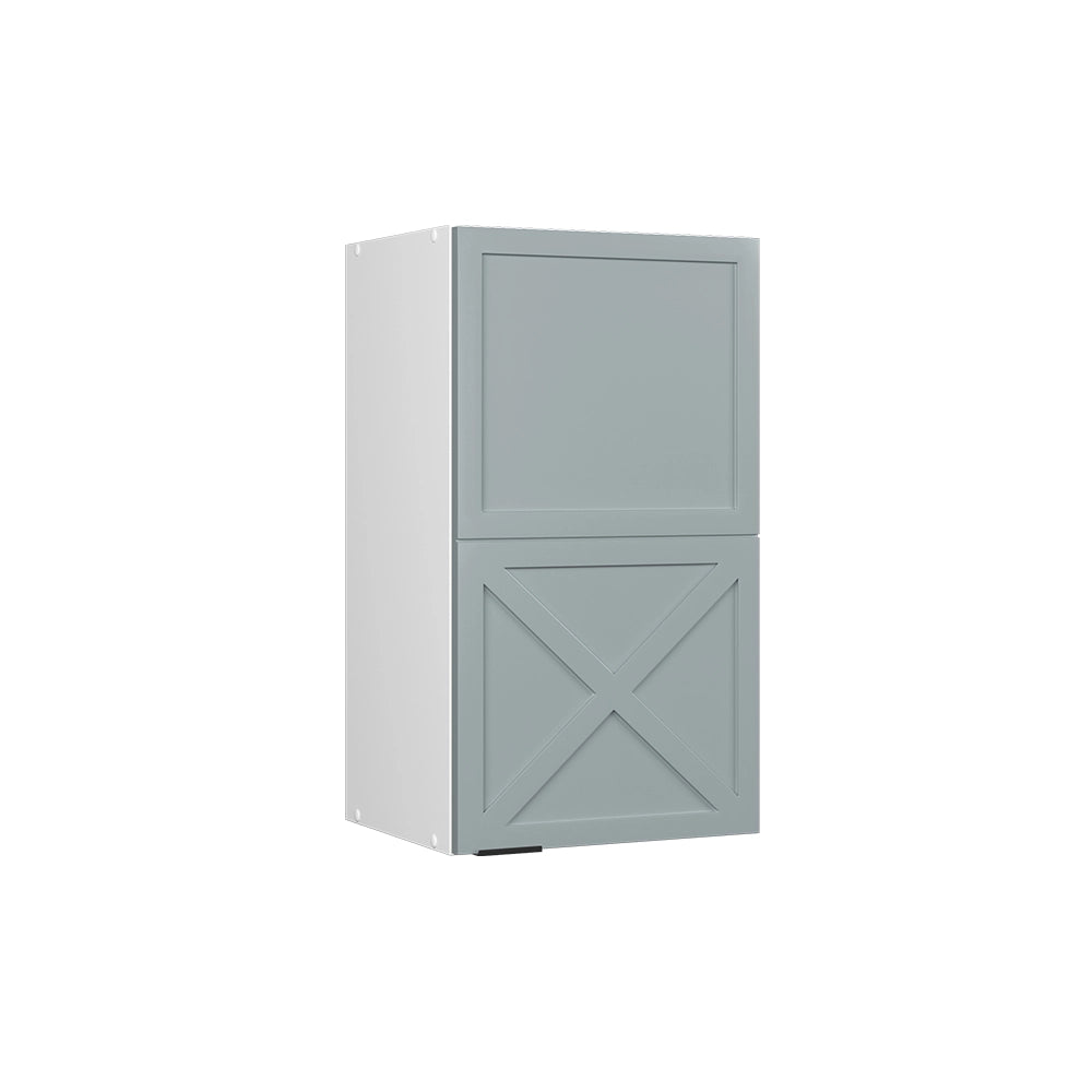 Pensile da cucina Fame-Line Blu-grigio chiaro/Bianco 40 cm Vicco