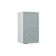 Pensile da cucina Fame-Line Blu-grigio chiaro/Bianco 40 cm Vicco