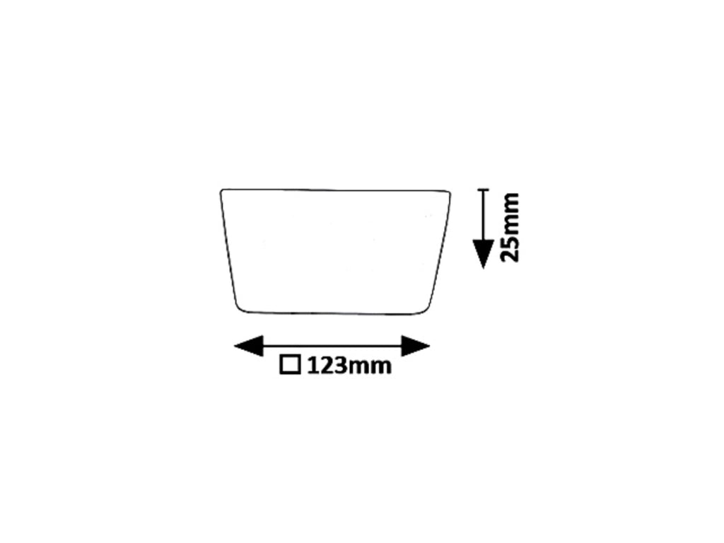 Faretto incasso LED quadrato 12W IP65 4000K bianco