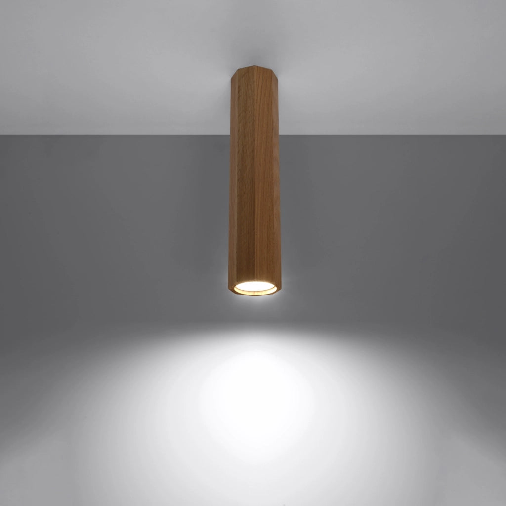 Spot da soffitto RUVANO 30cm rovere scuro GU10 Pure Lume