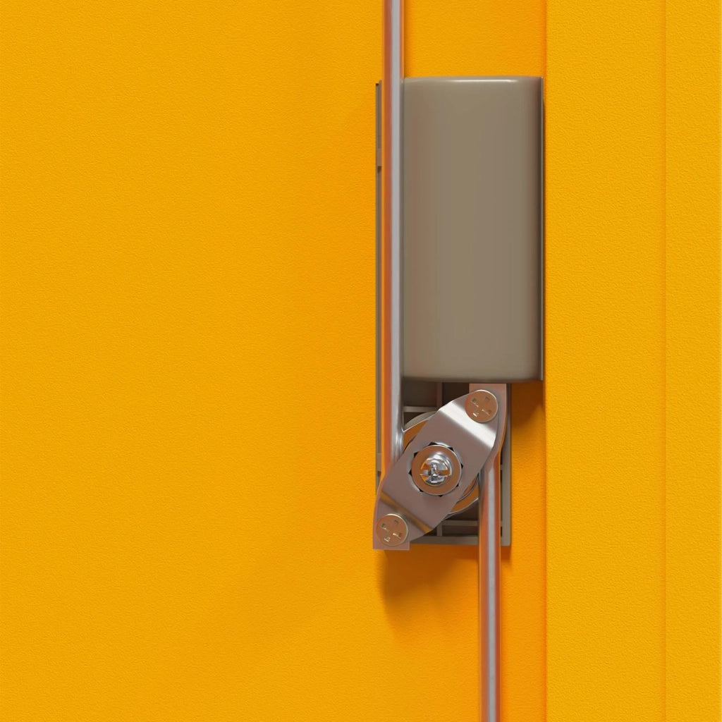 Armadio Giallo senape 90 x 40 x 70 cm Acciaio 891637