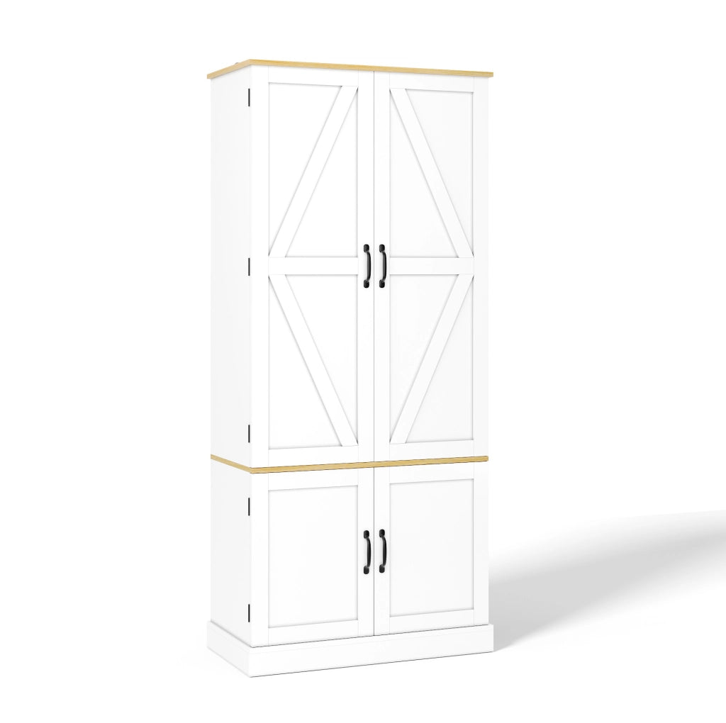 Armadio alto 80x40x180 cm bianco in MDF, luce con sensore e 2 cassetti