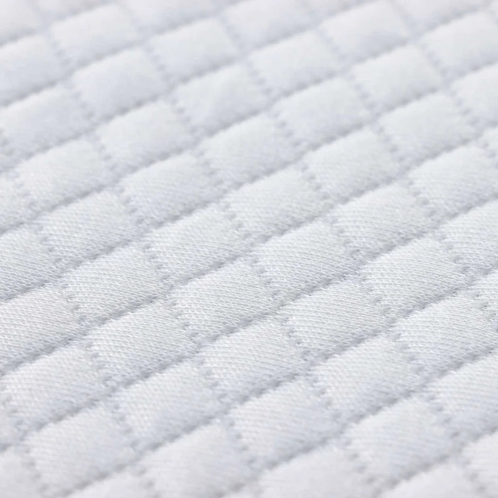 Topper per materasso Bianco 100 x 200 cm Tessuto Jacquard CFW2218174