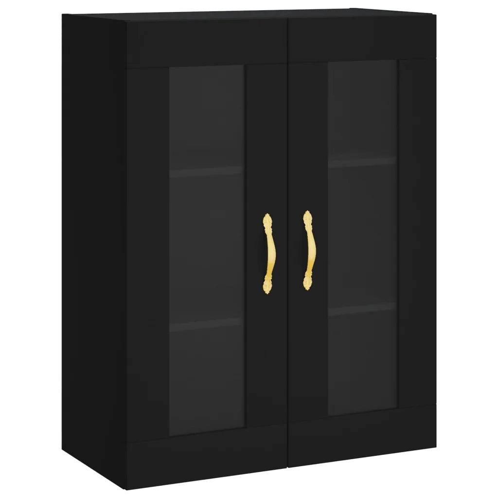 Mobile a Parete Nero 69,5x34x90 cmcod mxl 79091