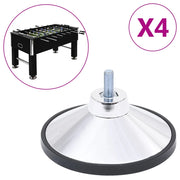 Piedini per Calcio Balilla 4 pz Cromo cod mxl 71866