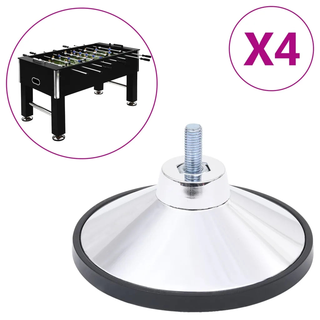 Piedini per Calcio Balilla 4 pz Cromo cod mxl 71866