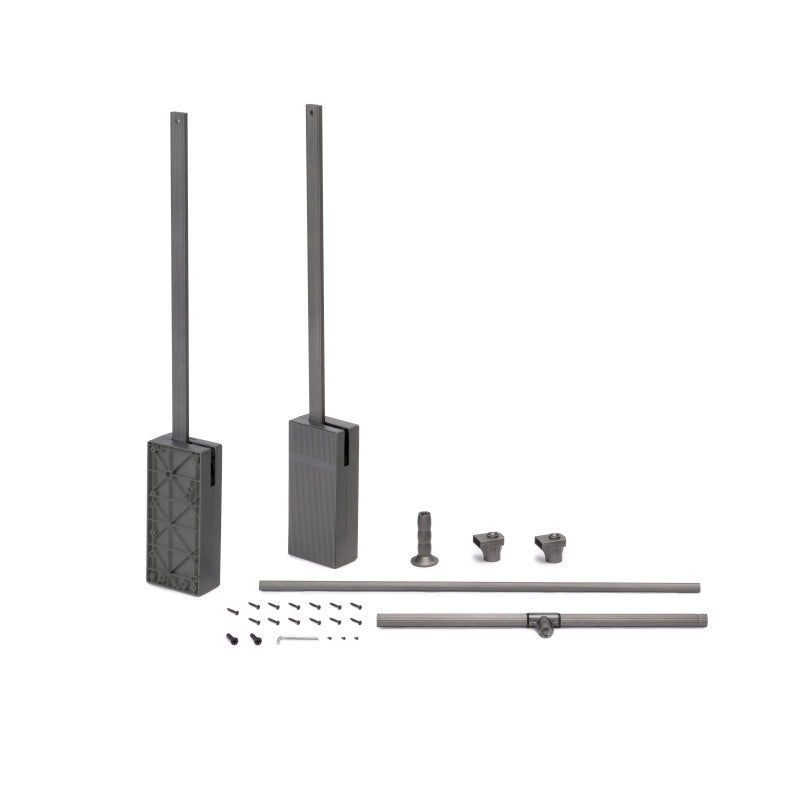 Cassetto portascarpe per armadi e cabine armadio Quartz, 740 (M90), Acciaio, Titanio
