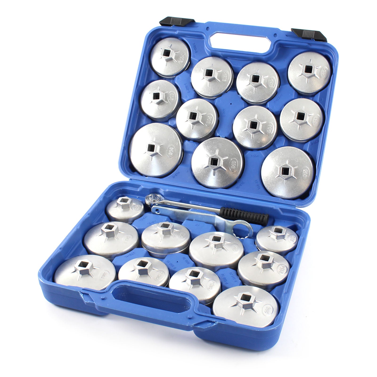 Set di tappi chiavi per filtro dell’olio 23 pz in alluminio pressofuso per auto