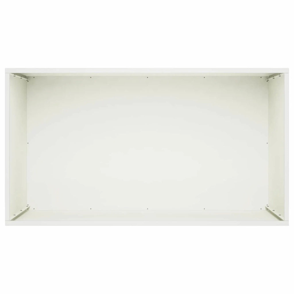 Vaso da giardino 2 pz Bianco 100 x 50 x 50 cm 8005277