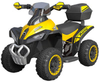Mini Quad Elettrico per Bambini 6V Kidfun Invictus Giallo