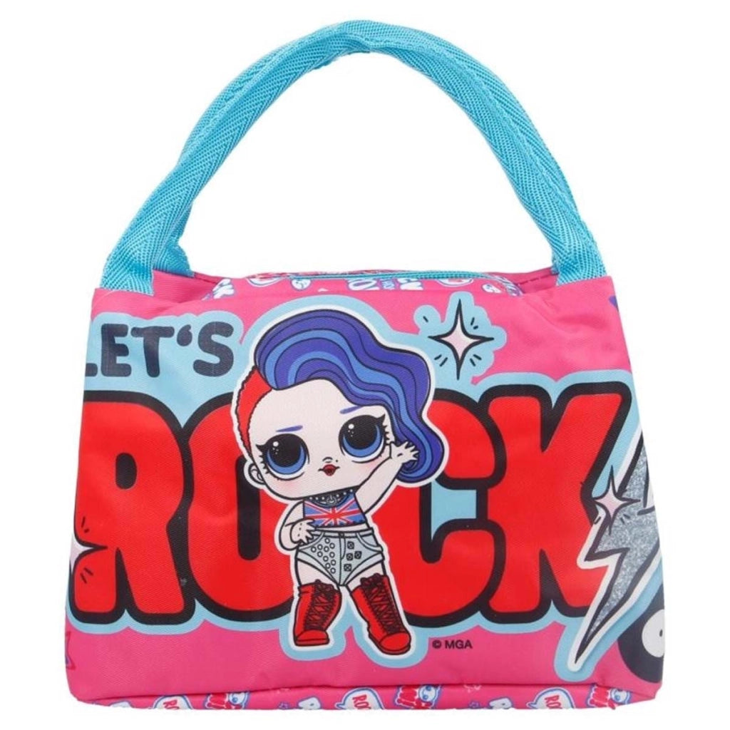 Sacco Termico per Pranzo per Bambini motivo Bambole Let's Rock e Motivi Divertenti Blu / Rosa LOL Surprise