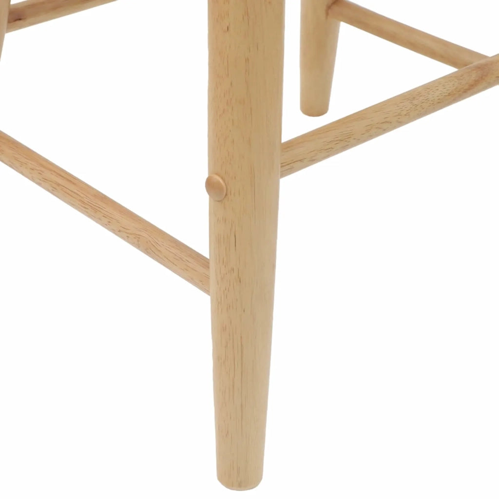 Sedie da pranzo 2 pcs Naturale 46 x 37 x 63 cm