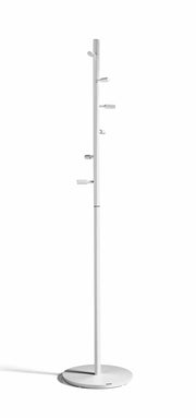 Appendiabiti Herdasa legno di faggio finitura bianco 182x37x37