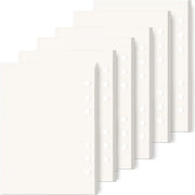 Papier A6 - 6 confezioni da 270 fogli (540 pagine) - Quaderno A6 notazioni orario - bianco - 95 x 175 cm