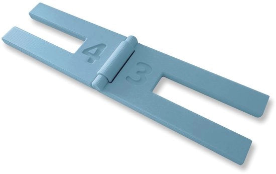 Compensatore di altezza per macchina da cucire - 3 altezze - azzurro chiaro