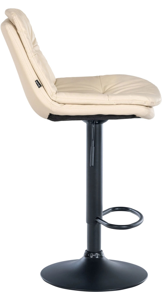 Barhocker Laurel Kunstleder schwarz
