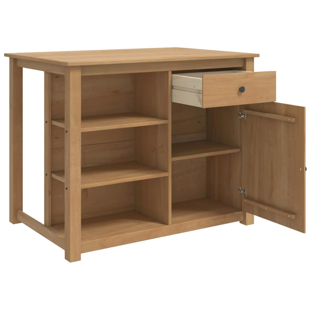 Carrello da Cucina PANAMA 2 pcs Cera di Miele 112 x 77 x 90 cm 3425390