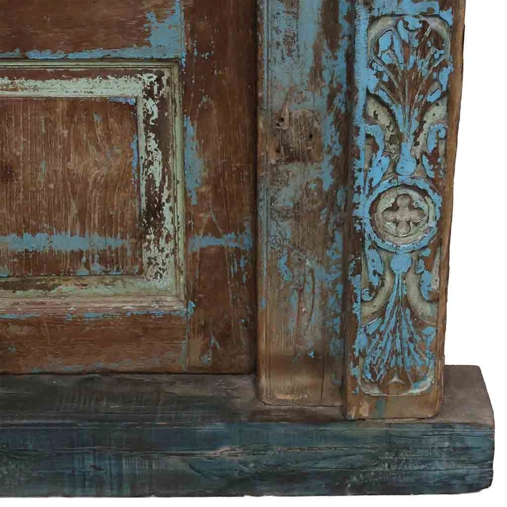 Porta in legno marrone 142x27x218h cm