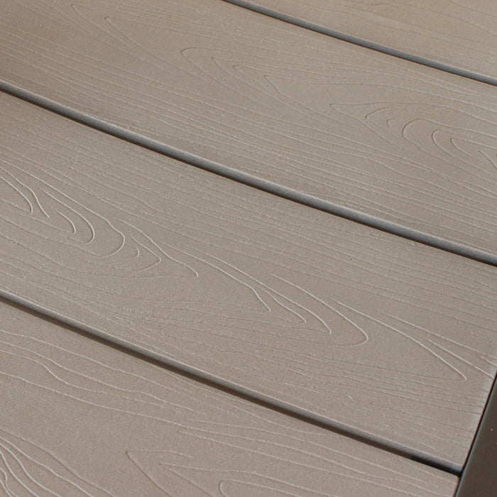 Poltrona Cervia Impilabile 58x58x89 h cm in Alluminio Taupe