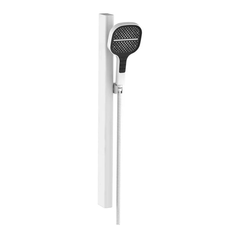 Saliscendi bianco a 3 getti con pulsanti integrati - serie Mercurio