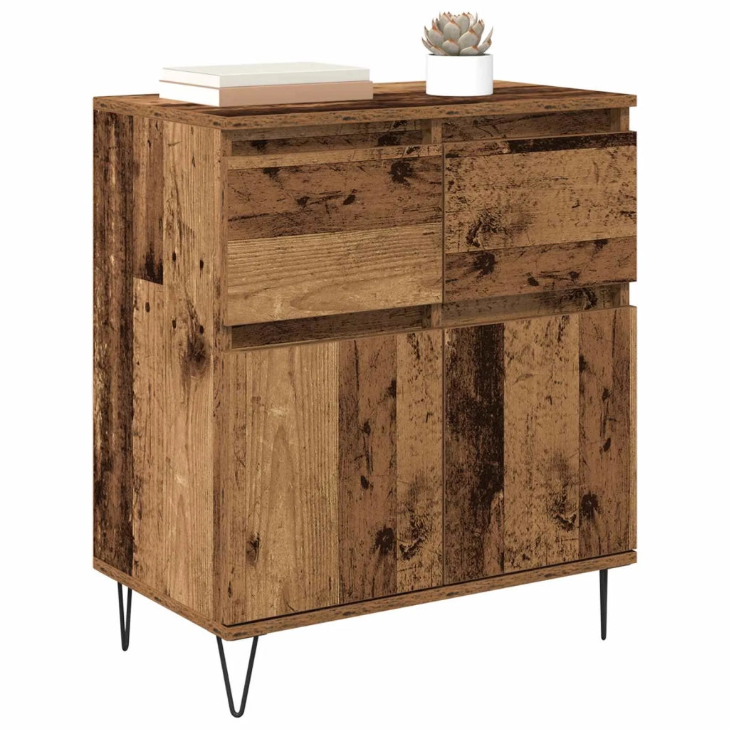 Credenza | Madia | Buffet da pranzo | Armadio da pranzo con cassetto Legno vecchio 60 x 35 x 70 cm