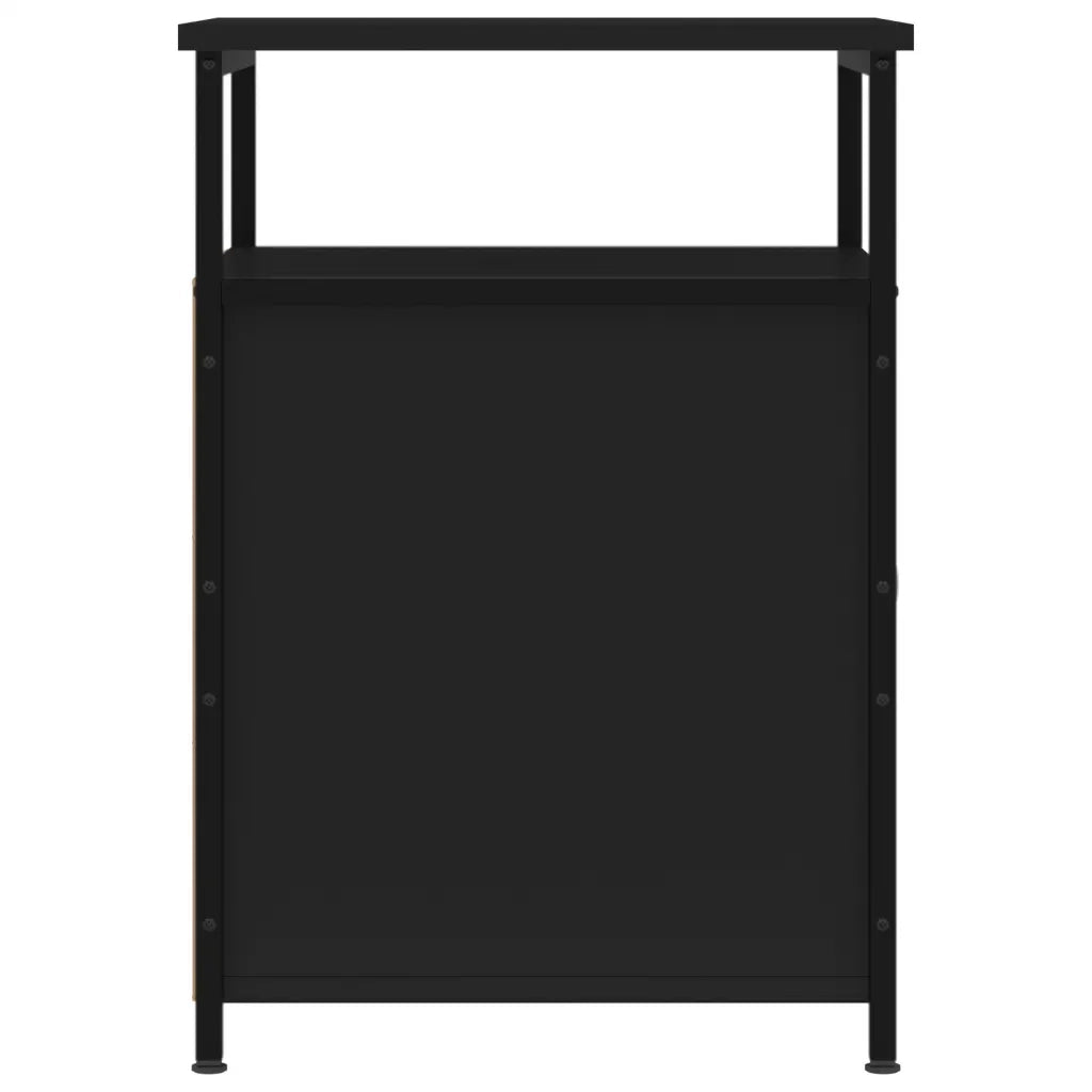 Comodini 2 pz Neri 40x42x60 cm in Legno Multistrato 826034