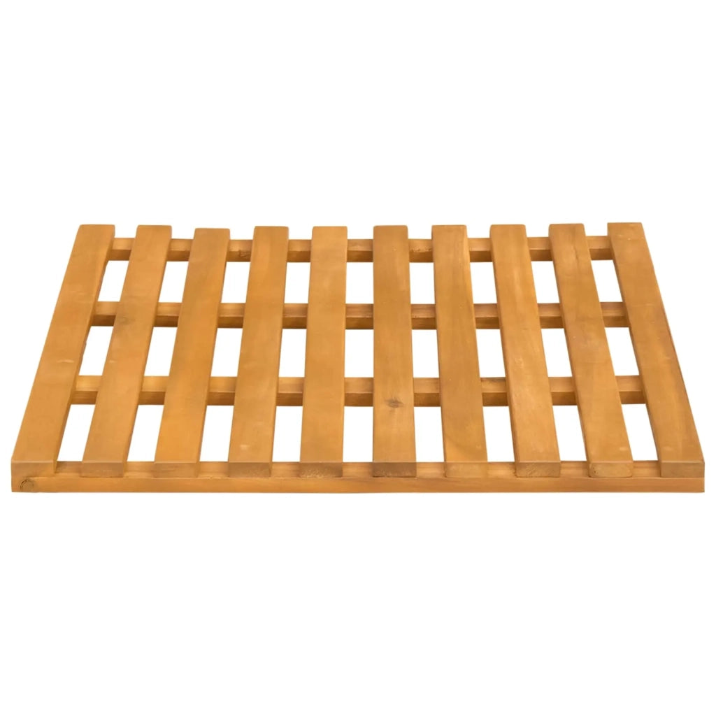 Tappeto da bagno Tinta unita Marrone 50 x 48 x 2,5 cm legno CFW7789659