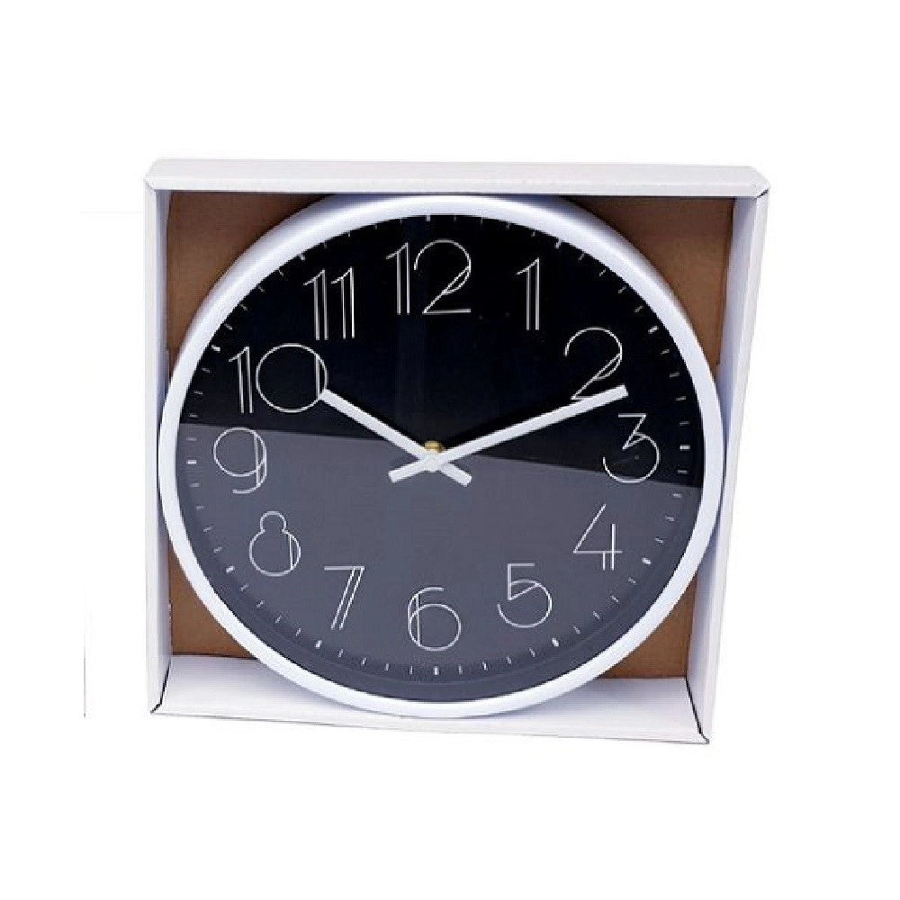 Trade Shop - Orologio Da Parete Analogico Rotondo Cucina Stanza Casa Arredamento 25 Cm 206707 -